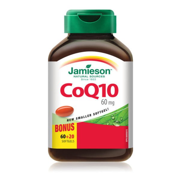 Jamieson CoQ10 60 mg, 80 kapsul