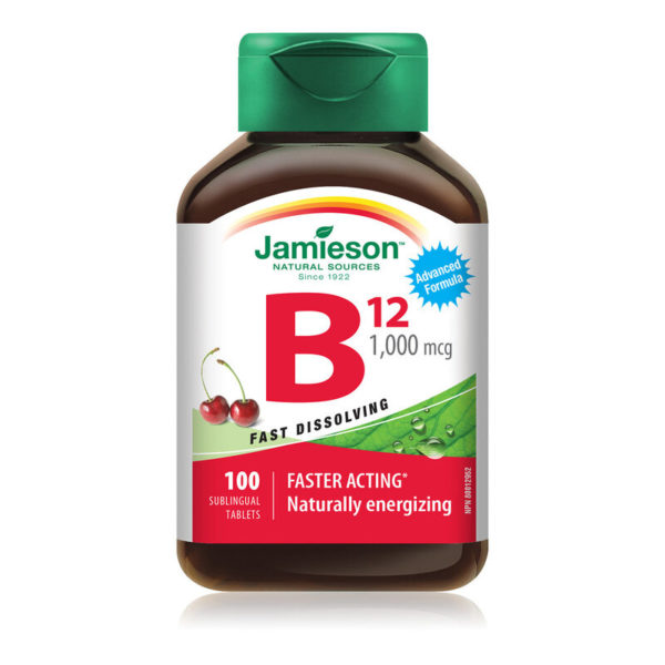 Jamieson vitamin B12 1000 µg, 100 tablet