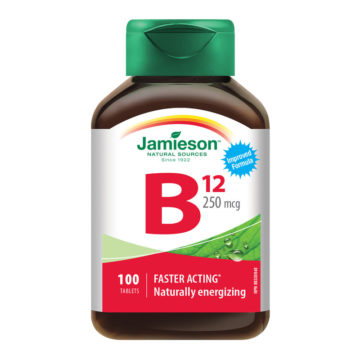 Jamieson vitamin B12 250 µg, 100 tablet