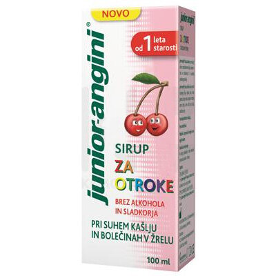 Junior angini sirup, 100 ml