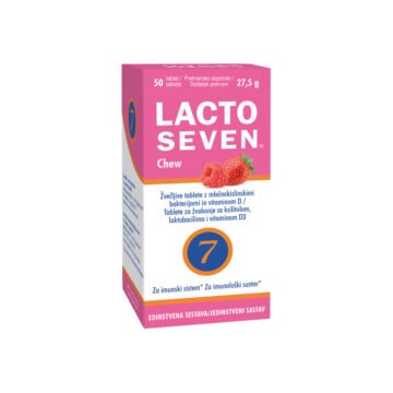 Lacto Seven Chew žvečljive tablete, 50 tablet