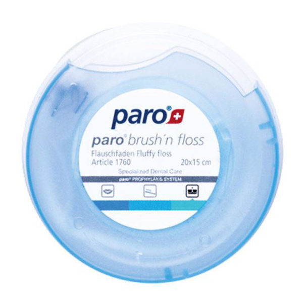 Paro Brush'n Floss zobna nitka 20 x 15 cm, 1 kom