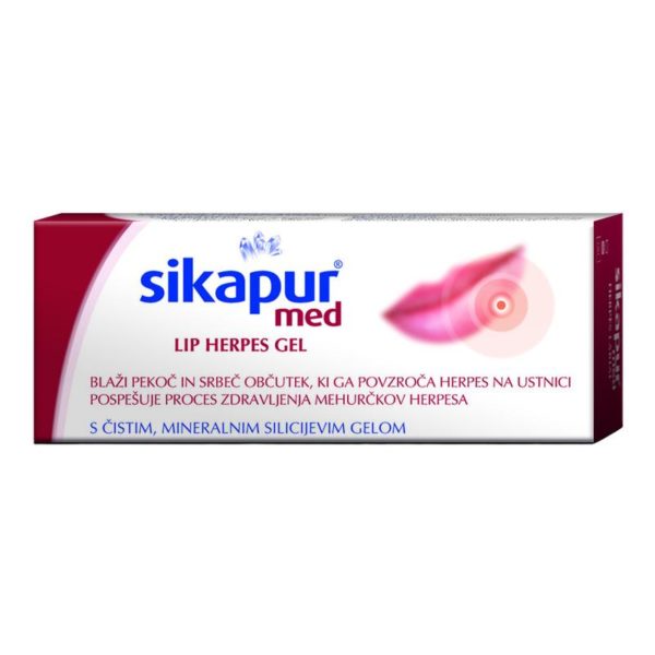 Sikapur med gel proti herpesu, 5 g