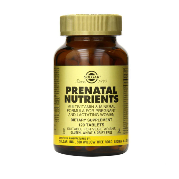 Solgar Prenatal Nutrients multivitamini in minerali