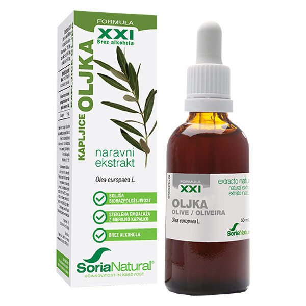 Soria Natural Oljka kapljice, 50 ml